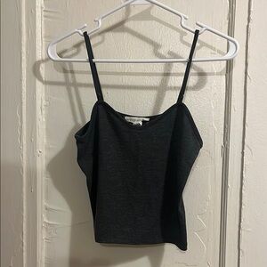 Forever 21 dark gray Crop Camisole tank top